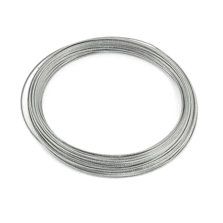 Factory Supply Stainless Steel Weaving Cord Rope Mesh Steel Wire Rope Stainless Steel Wire 304