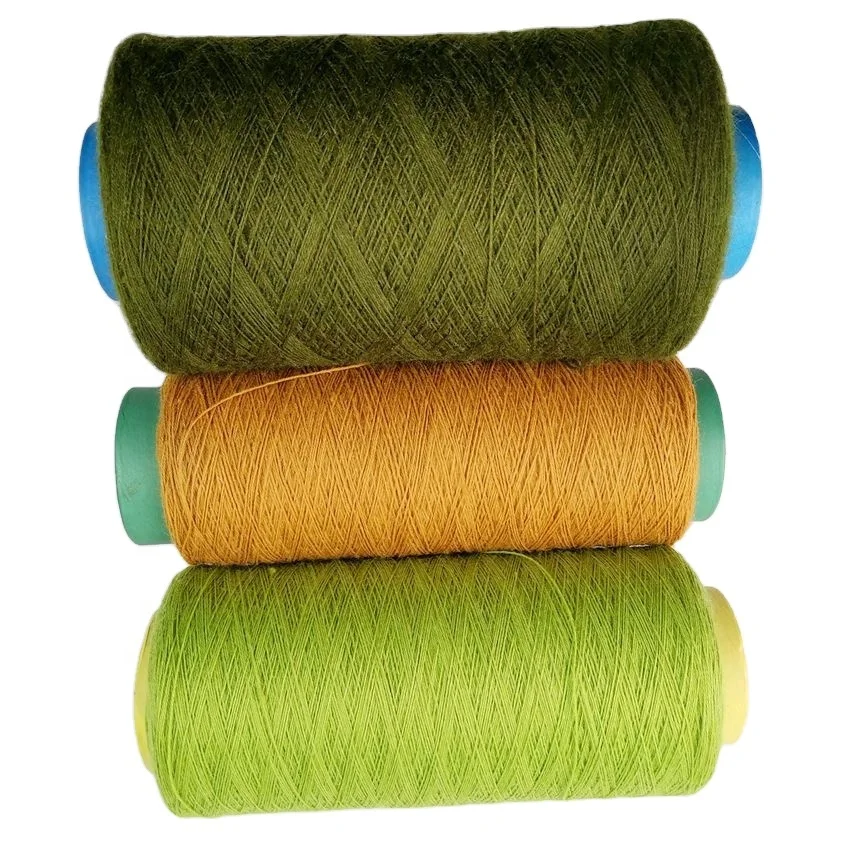 Factory cheap worsted weaving color wool carpet yarn