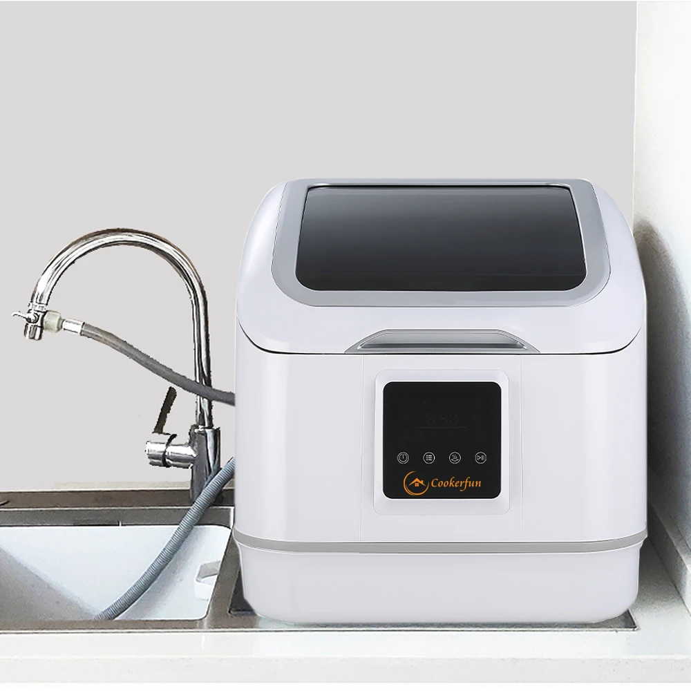 Kitchen Automatic Mini Tabletop Countertop Desktop 4 sets Tableware Dishwasher machine
