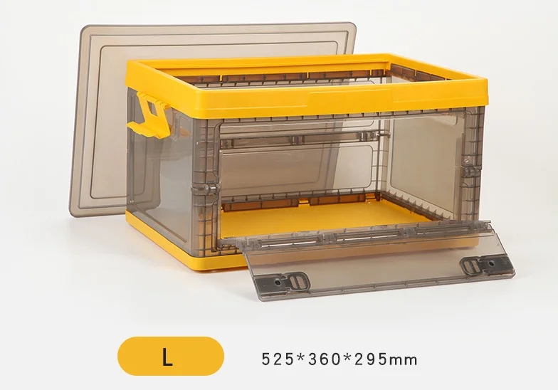 Foldable Plastic Storage Box Collapsible Items Container Multifunctional Home Organizer