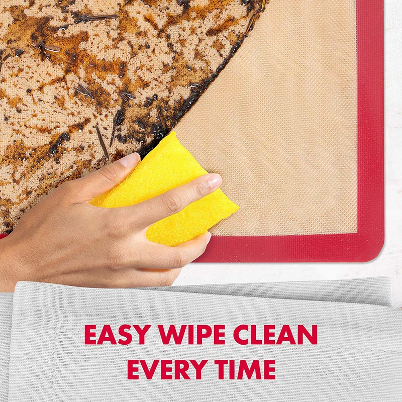 Large Bpa Free Professional Grade Liner Sheets Non-silp Durable Silicone Macaron Baking Mat For Oven