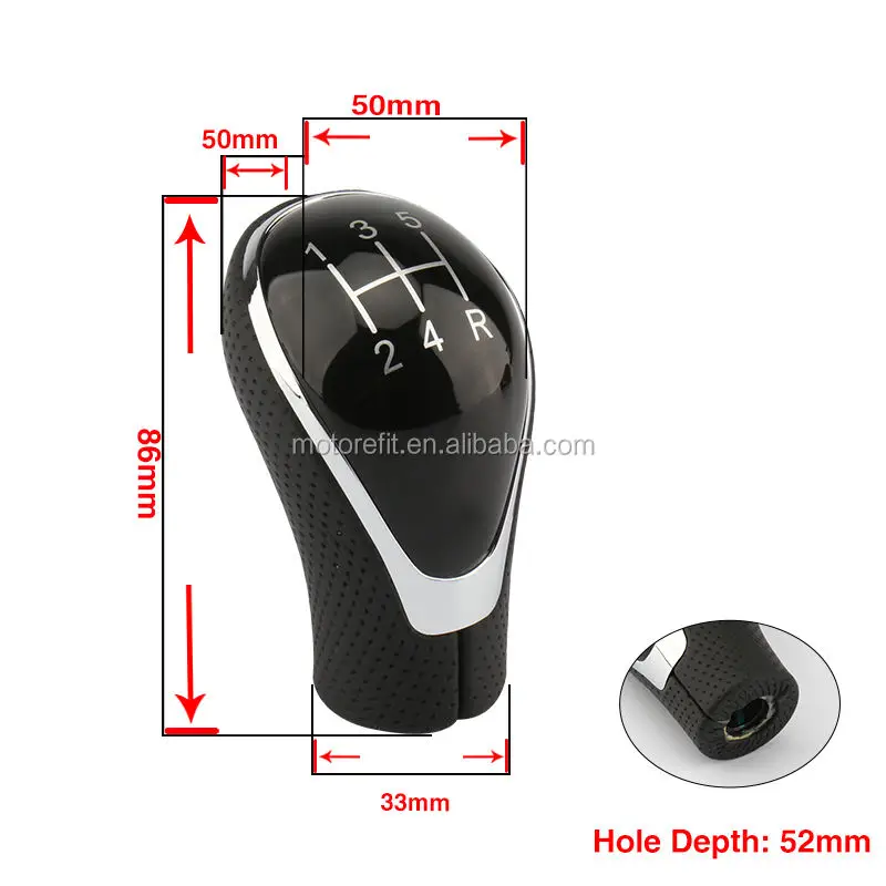 5Speed Car Gear Shift Knob Head Ball Thread Shifter Lever Handle For Great Wall Haval H1 M2 M4 C30 C20R 2013-2017