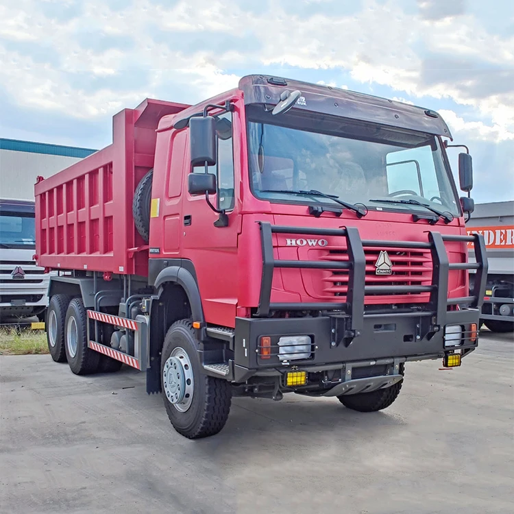 Highly Efficient Engine Sinotruk HOW0 380 400HP 6*6 18 Cubic Meters 10 Wheeler Dumper Manual Truck