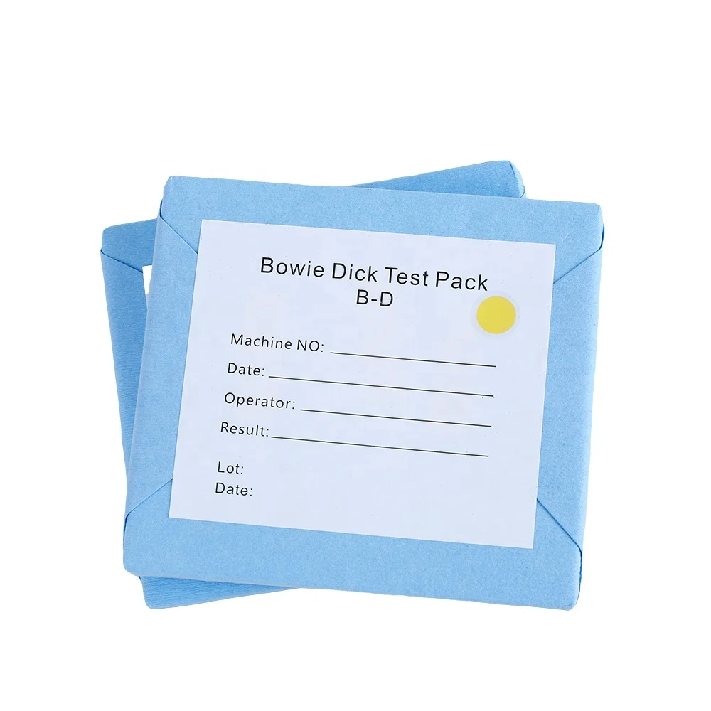 New custom cssd consumables class 2 steam sterilization autoclave integrity test bowie & dick test pack