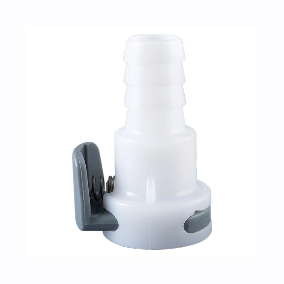 Hose Barb 1/4 6.4mm Lock Nut Straight Through Plastic Quick Disconnect Barbed Air Line Fittings For Plastic Tubing