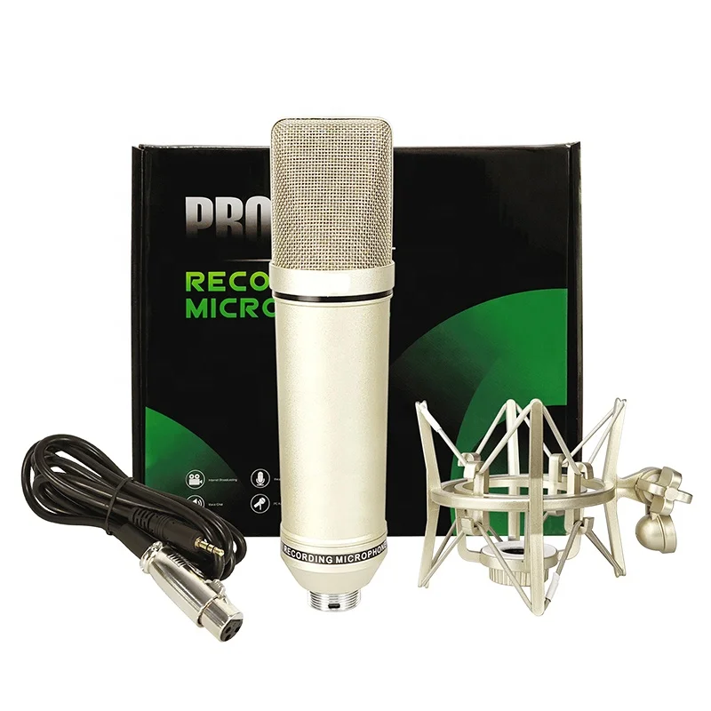 U-87 studio mic karaoke microfone mike Phone Condenser microfono mU87 professionnels Recording microphone  for singing room
