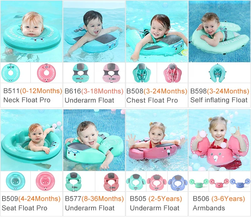 
Mambobaby baby spa custom non-Inflatable baby neck float swimming ring circle infant bathtub pool water floats toddler kids 