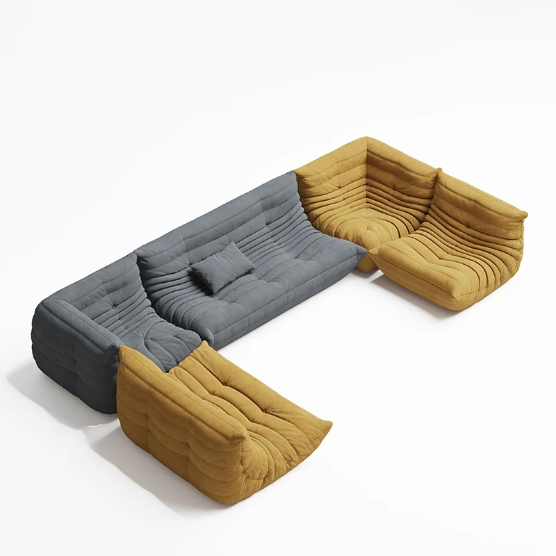Hot Sale Customized Italian Design Sofa Living Room Furniture Factory Price Fabric Bubble Sofa