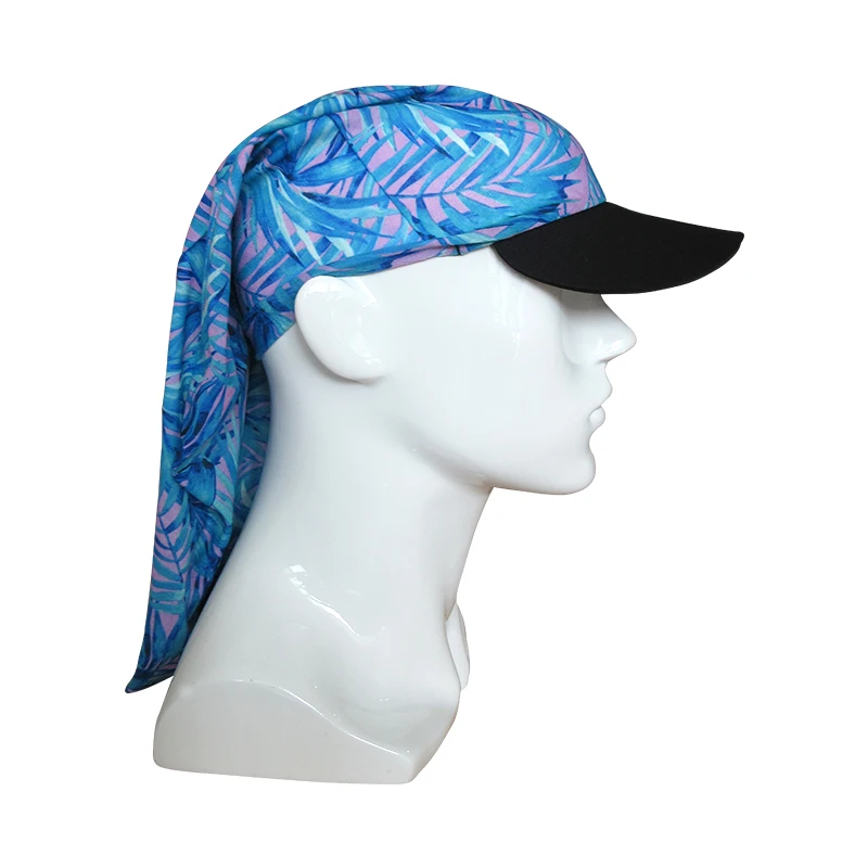 Summer Bandana Tube Headwear Sun Protection Cooling Bandana Visor Hat