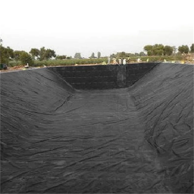 Пластиковое искусственное озеро hdpe подводка для пруда плотина лайнер для рыбной фермы HDPE геомембрана 1,5 мм 1 мм 0,5 мм