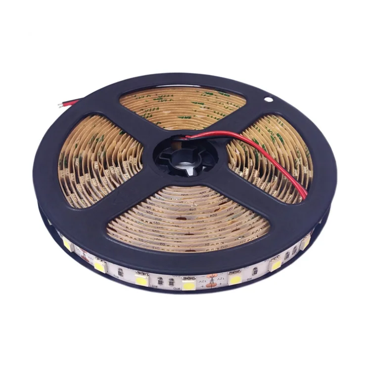 5m IP65 5050 smd 12v 24v outdoor flexible 5 meters white waterproof led strip light