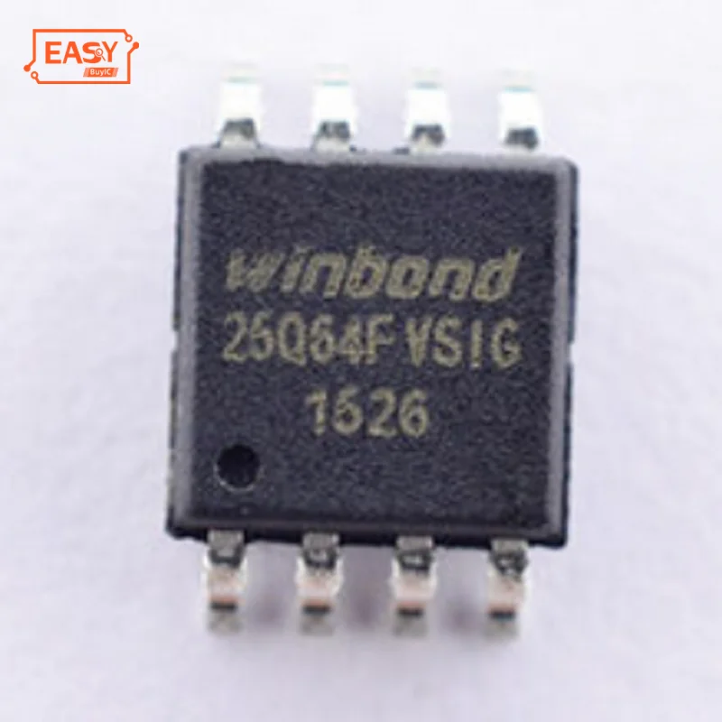 Оригинальная микросхема W25q64fv Ic Flash 64M Spi 104 МГц 8 W25q64 W25q64fvsig в наличии с BOM