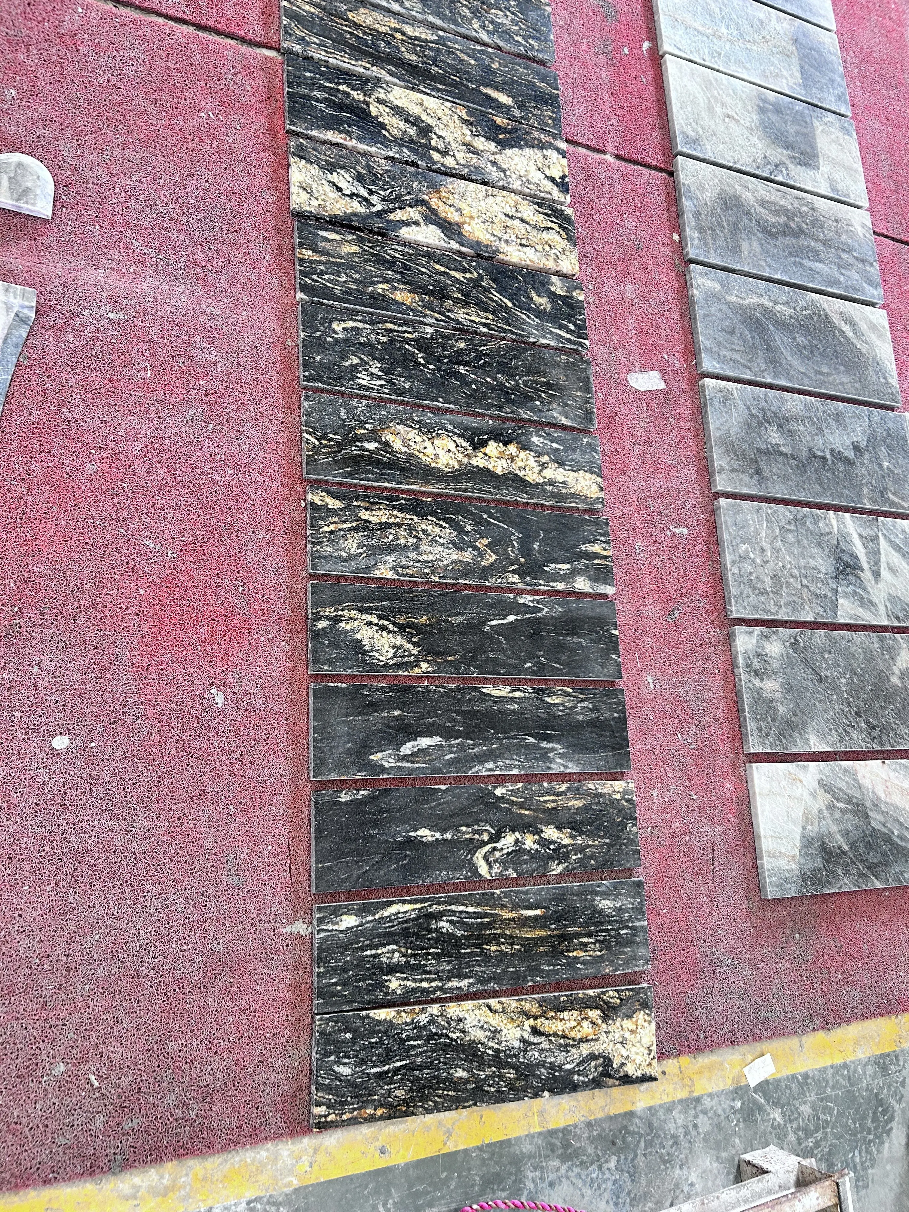 Home Front Tables Sintered Stone Large Porcelain Slabs Floor Tiles Black Galaxy Taurus Granite Marble