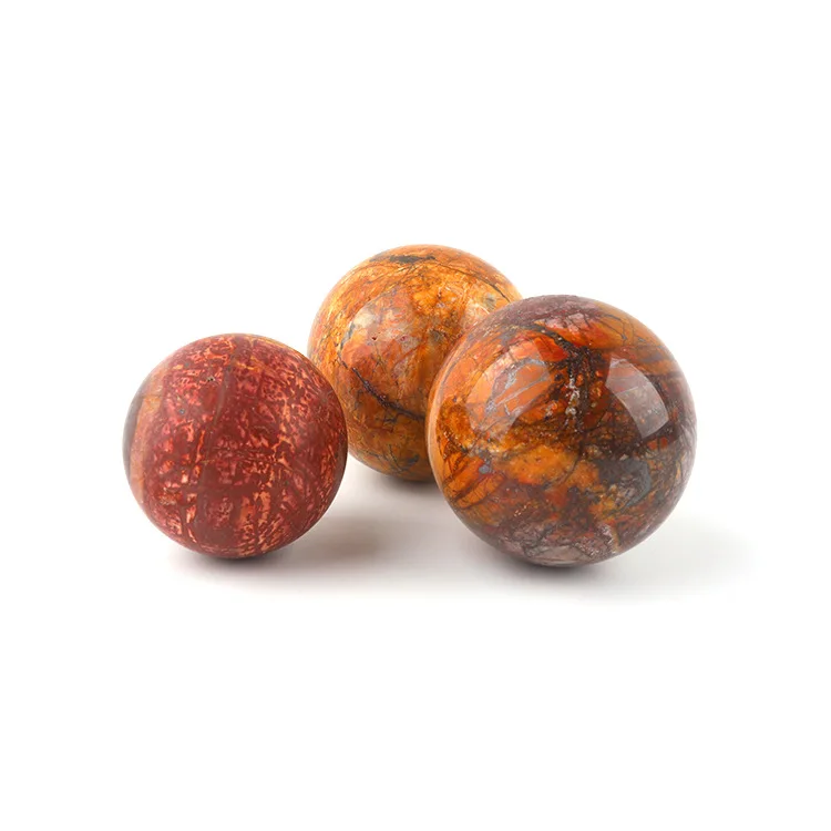 
Natural Rock gemstone Sphere/polished semi precious stone spheres 