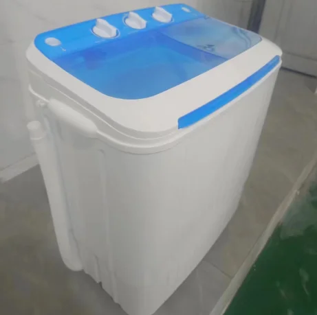 Semi automatic washing machine, large capacity household double cylinder double barrel wave wheel, small swing drying