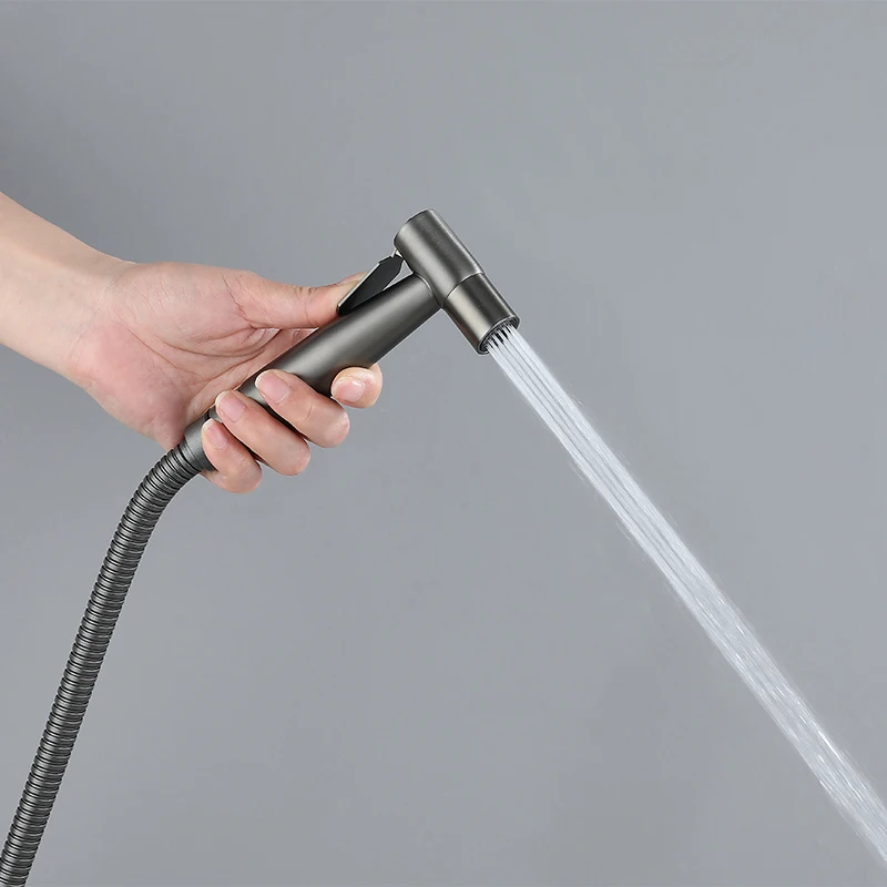 Personal Hygiene Gray Hand Held Bidet Toilet Sprayer Set Women Shower Sprayer Spray Gun Bidet