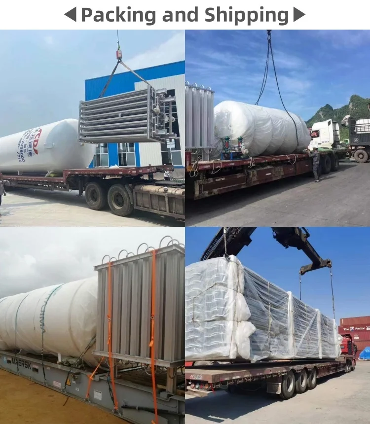 Hot Selling Vertical Type Liquid Argon Ambient Air Vaporizer