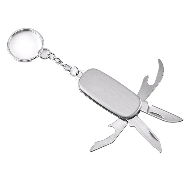 Cheap Promotion Gift 4 in 1 Multi Tool Bottle Opener Keychain