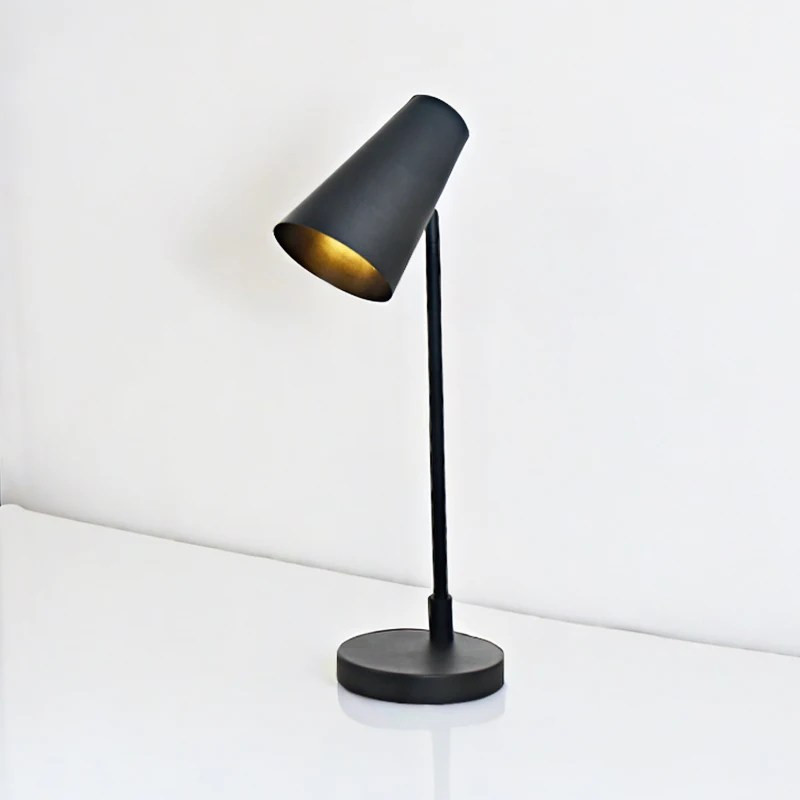 E14 E27 Iron rotate the lamp holder reading light study home decoration lighting halogen bedside table lamp