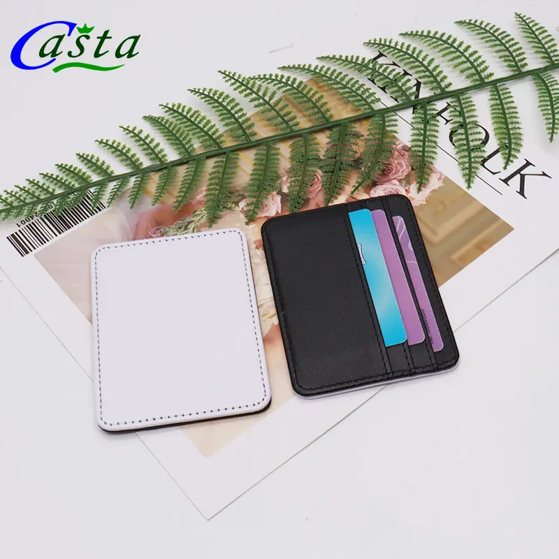Factory Designer Wholesale Custom Sublimation Leather Credit Business Card Holder