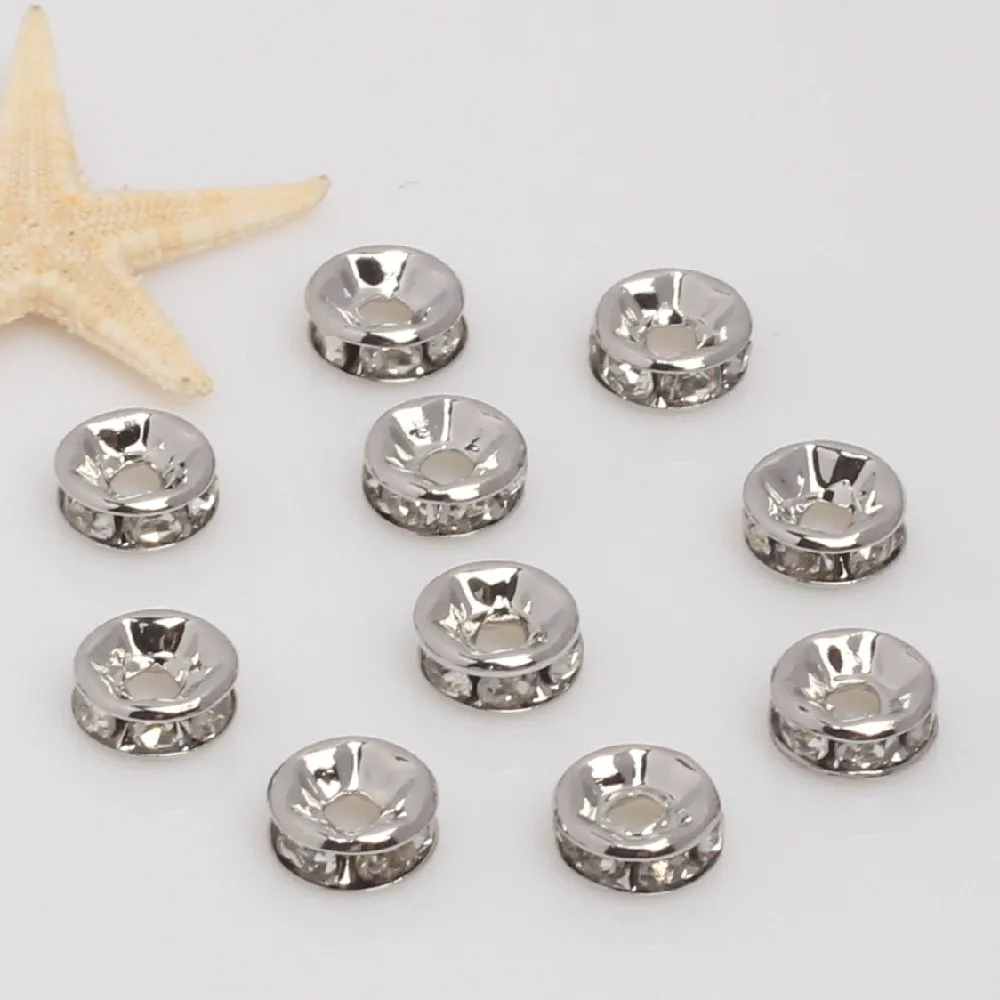14-carat gold-in-gold diamond-embellished beads handmade jewelry diamond ring spacers round wheel spacers beaded beads