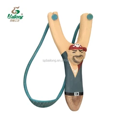 Creative souvenirs and gift sets wood crafts pirate toy slingshot