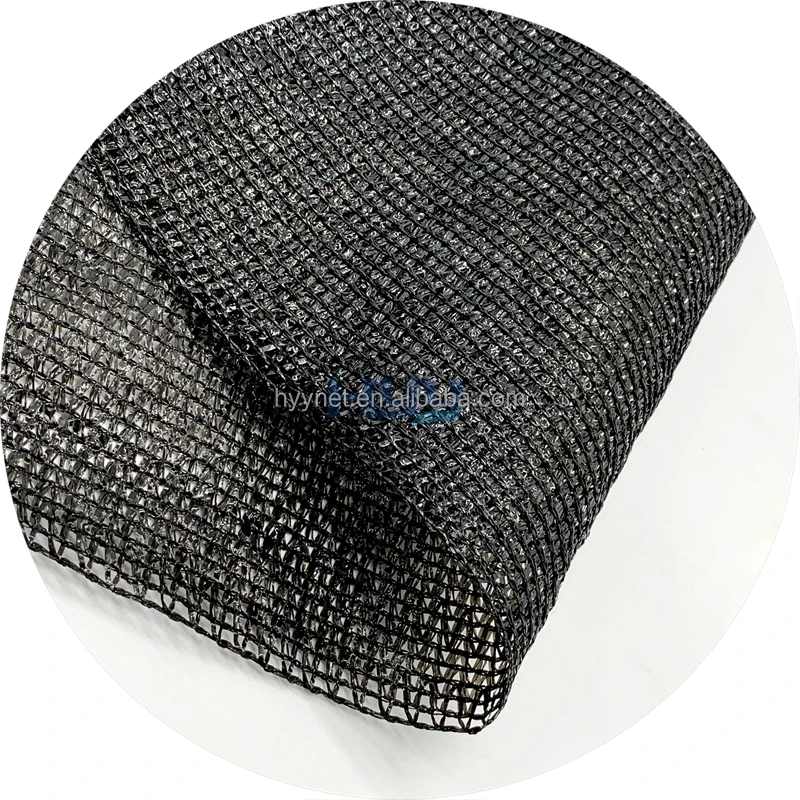 PE mesh netting black shadow net 50% 60% sun block shading nets