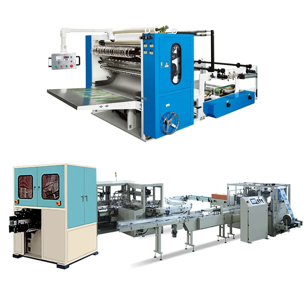 Manual Automatic Soft Facial Tissue Paper Production Line Price