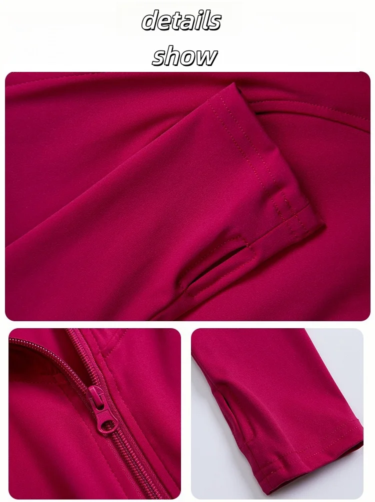Wholesale Gym Fitness Long Sleeve Jacket Leggings Sports Suits Women Seamless Fitness Yoga Set high quality pink set