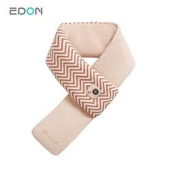 Portable rechargeable battery heated scarf fashion usb charging  5v digital upgraded heating scarves for men and women