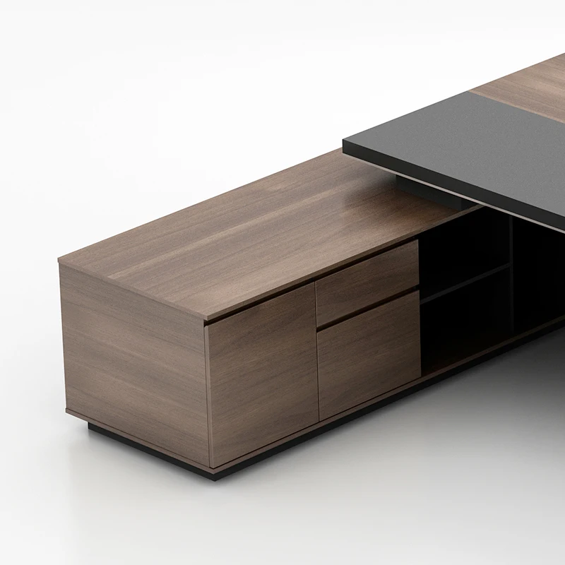 Wholesale price director industrial office desk table modern luxury ergonomic executive office desk wood