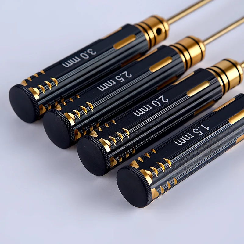 RC Tools Model Tool Hex Screwdriver Titanium Hex Handle 16-piece RC Model Precision Screwdriver Tool Kit
