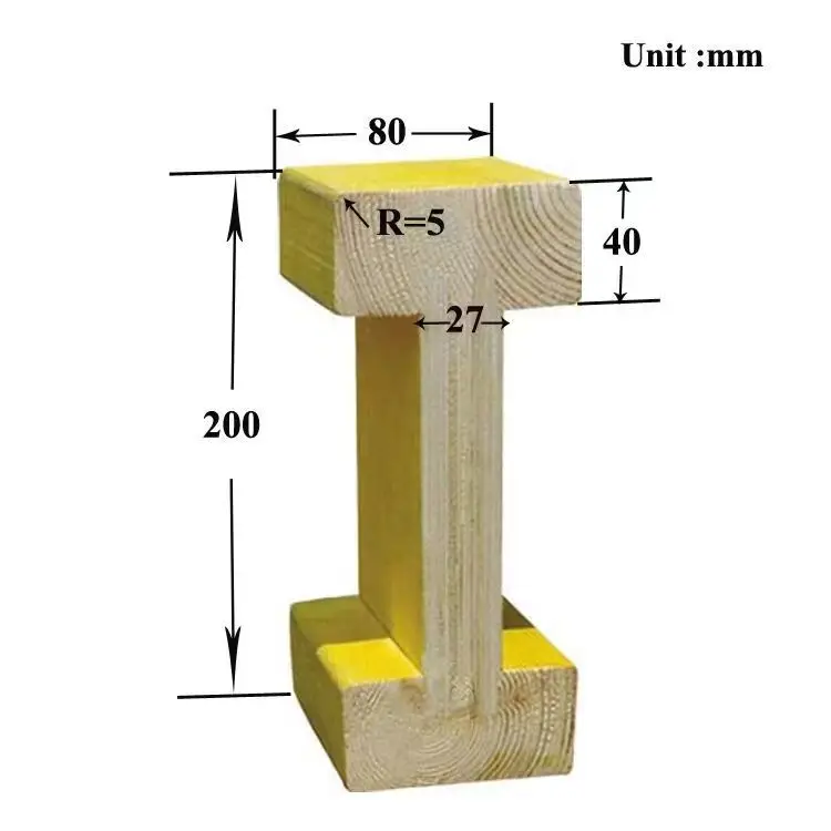Factory H20 Beam Multi-Purpose Castellated EN13377-2002 Formwork h20 beams