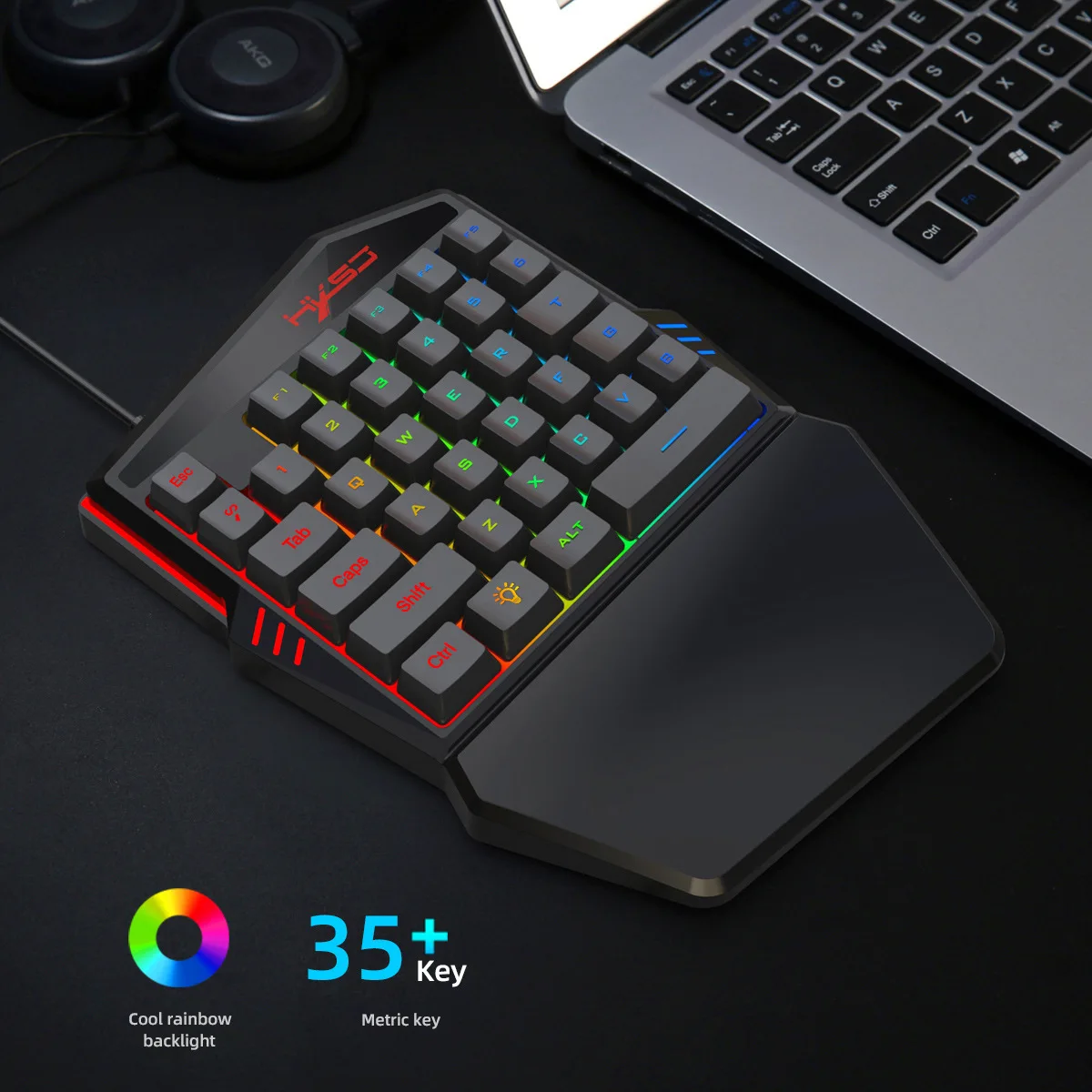  K99 Многоязычная RGB подсветка цифровая игровая светодиодная клавиатура и мышь комбинированный набор для геймера мобильного