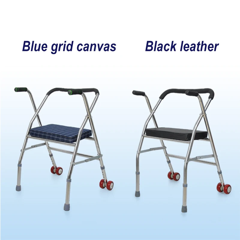 Hot Selling Aluminum Lightweight Rollator 2 Wheel Walker with Seat for Adults