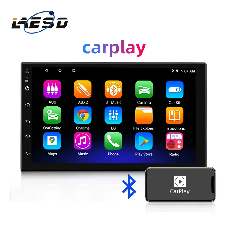 Leshida десять UI GPS WIFI joying автомобильное стерео android экран для авто
