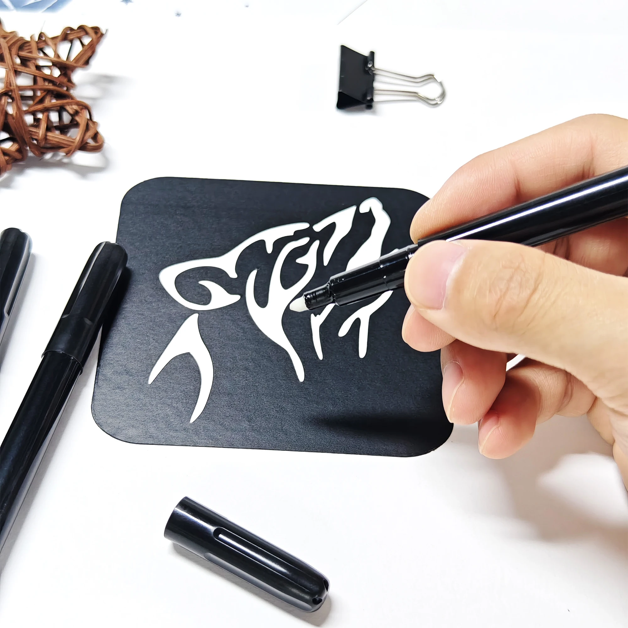 Ручка с невидимыми чернилами новинка шариковая ручка со скрытым почерком офисные школьные принадлежности волшебная секретная