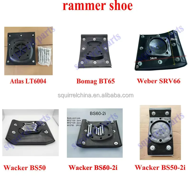 Atlas jumping jack rammer shoe LT6004 LT6005 LT700 for light machinery rammer parts