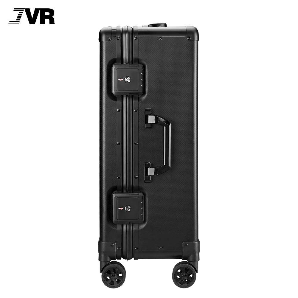 New Style 20 Inch TSA Fingerprint lock Suitcase Sets 100% Aluminum Alloy Luggage Carry-on Travel Luggage with USB charging port