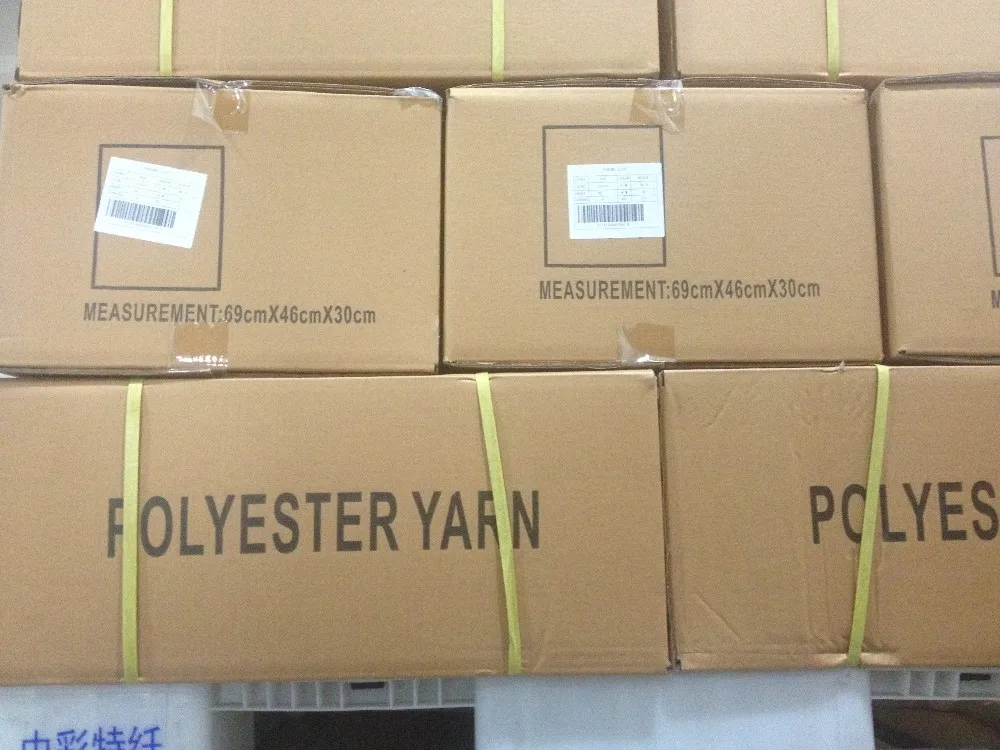 POLYESTER TEXTURED YARN DTY DOPE DYED 150/48