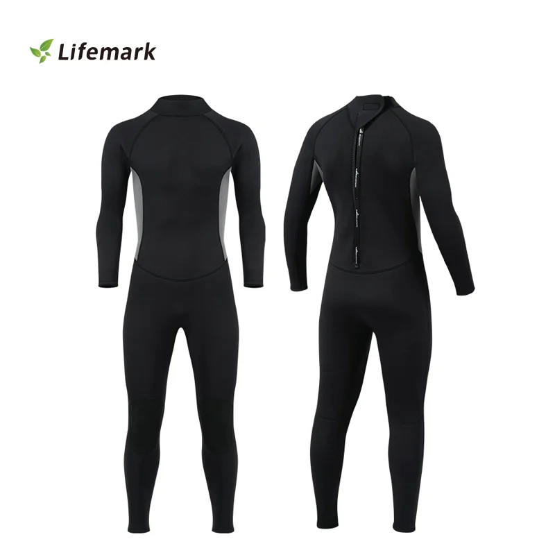 Back Zipper Scuba Diving Wetsuit Men New 3mm Neoprene Swimming Diving Suit Surf Triathlon Spearfishing Wet Suit Full Bodysuit