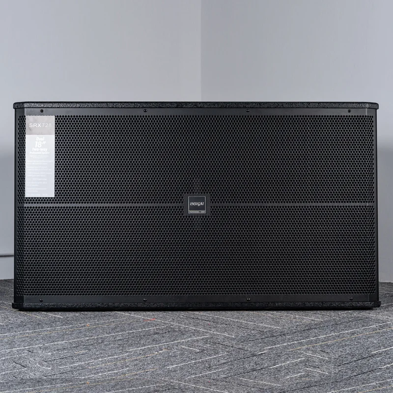 High quality sound equipment/amplifiers/speaker double 18 inch bass dj party stage system audio pa passive professional speakers