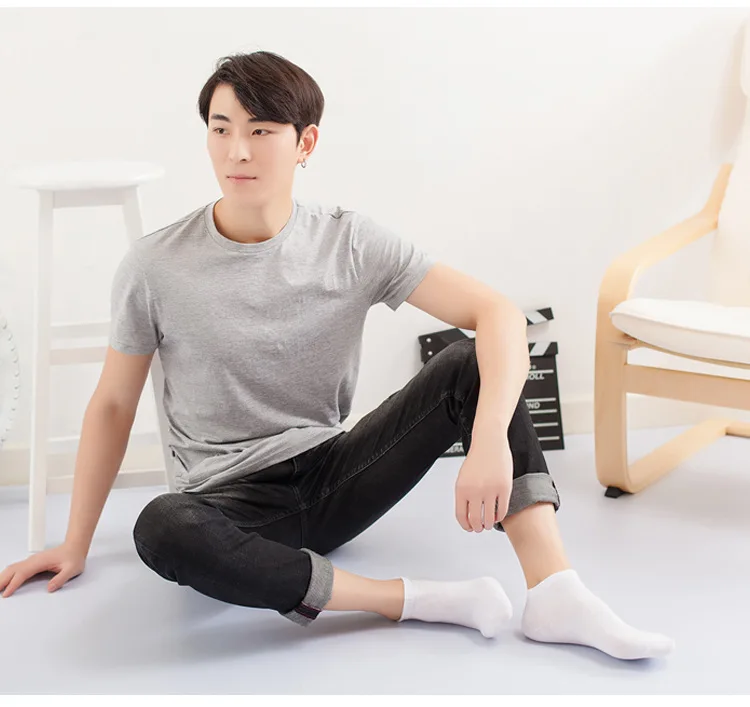 Wholesale Cheap White Ankle Socks Extra Large Mens Summer Short socks