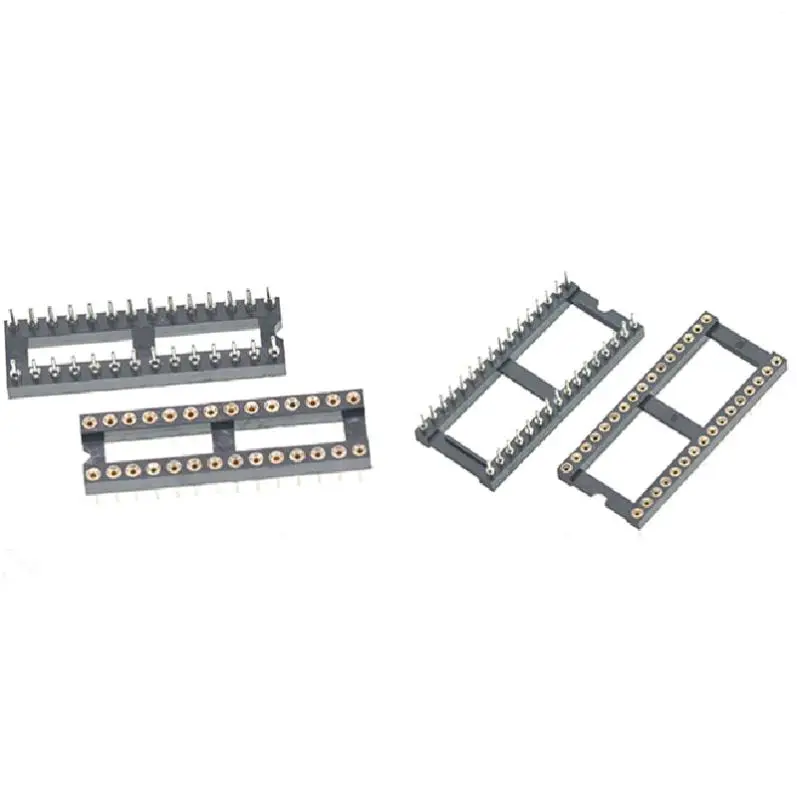 IC round hole socket chip test holder Adaptor pitch connector 8P 14P 16P 18P Narrow volume