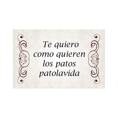 Tarjeta de papel tarjetas de dedicatoria para regalo