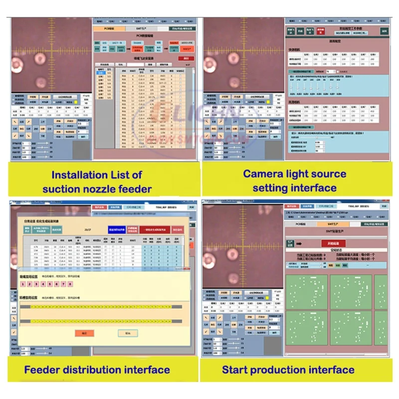 SMT PCB assembly production line/Pick and Place Machine GP800//Solder paste printer/ Reflow Oven