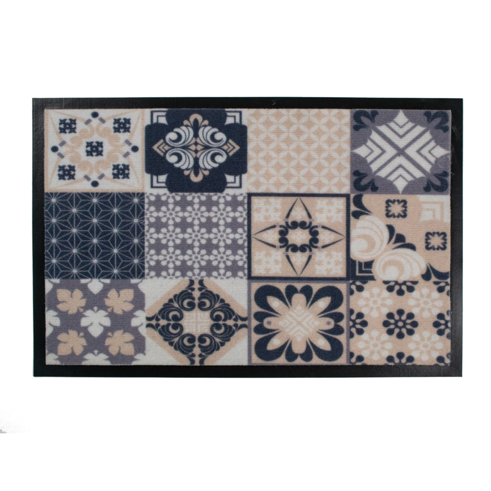 Plastics Brush Dry Indoor/Covered Outdoor Entrance Floor Mat, Commercial Door Mats Carpet Personalized Logo Text Entryway Rug