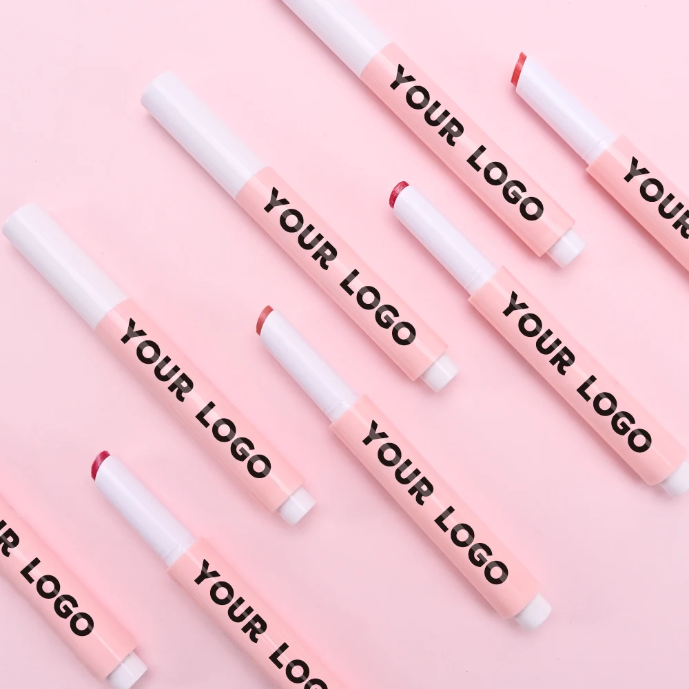 Vegan formula powered with macadamia oil pearl lipstick 24 hours moisturizing private label