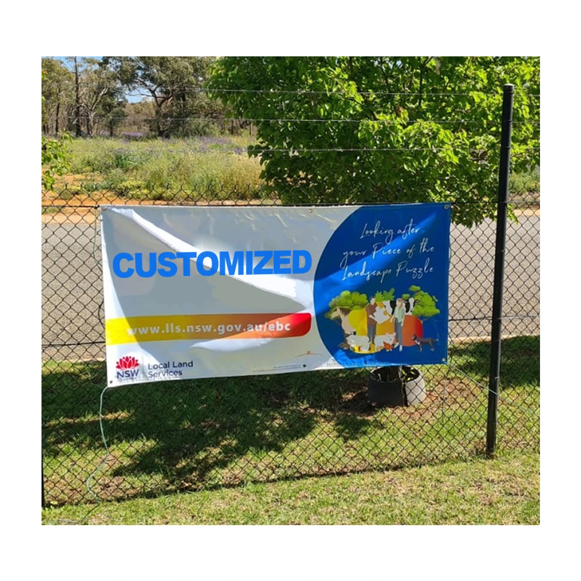 custom color large size digital print hanging banner happy birthday backdrop banner festival banners