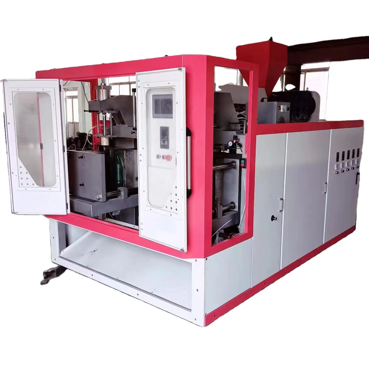 oil bottle making blow molding blowing machine empty plastic lipstick bottle making machine 2 cavity blow moulding machine
